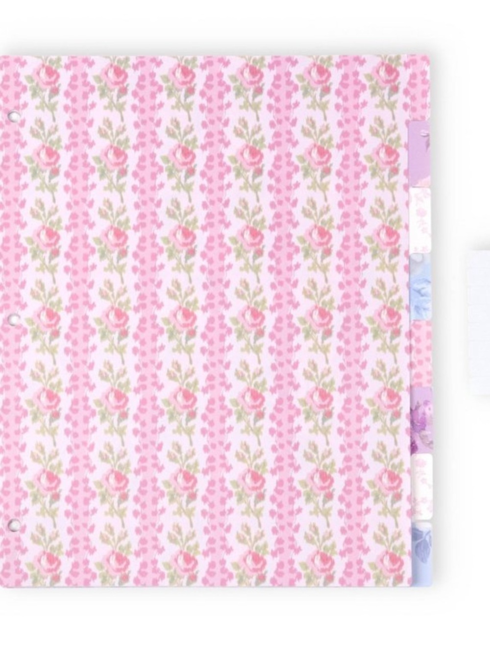 LoveShackFancy x Target - Yoobi Blooming Heirloom Tab Dividers, 8 Tabs - Picture 2 of 7